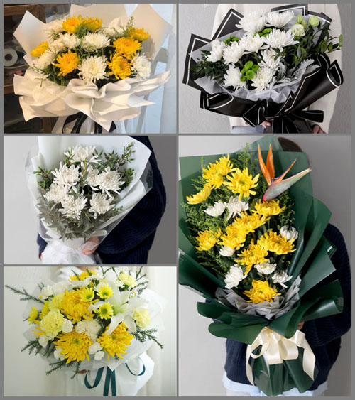 浙江省温州乐清市仙溪镇上北阁村白事花束代送